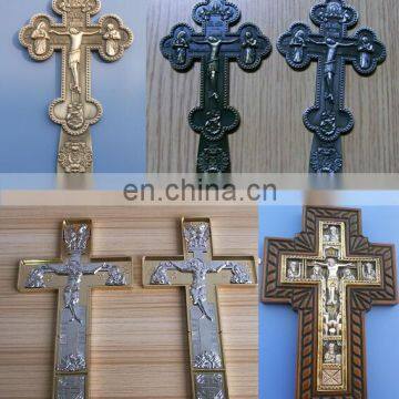 metal Jesus cross Christain metal plaque