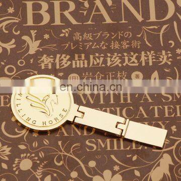 Custom Metal Simple Logo Plating Gold Computer Accessory photo-3