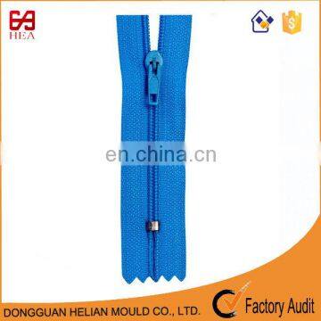 Hot sale 3# close end decorative nylon zipper for garment accessory