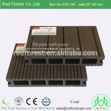 wood polypropylene composite WPC outdoor decking floor