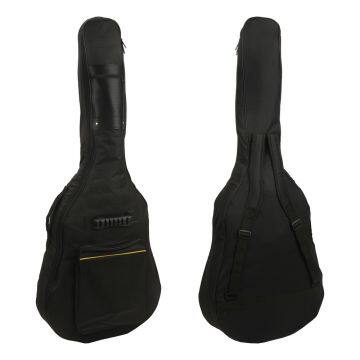 High Quality 41 Inch Acoustic Guitar Waterproof Thicken Padded Bag Advanced Guitar bag with Double Strap and Outer Pockets