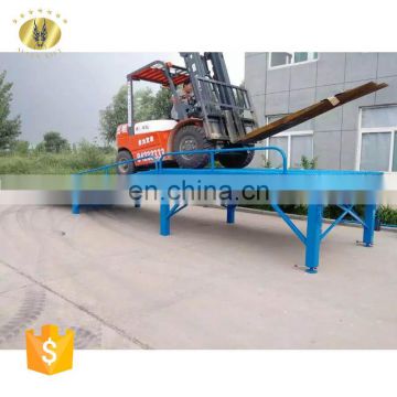 7LYQ Shandong SevenLift steel structure hydraulic truck portable loading ramps for container