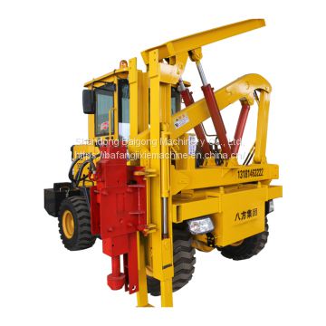 Highway Road Guardrail Hydraulic Pile Driver