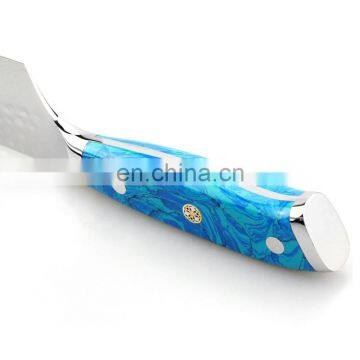 High Carbon Kitchen Knives Turquoise Handle 8 Inch Gyuto Japanese Chef Knife photo-7