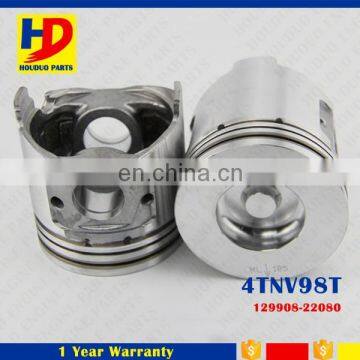 Engine Parts Piston 4TNV98T 129908-22080 For Diesel Engine