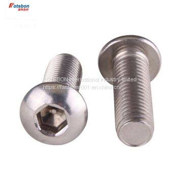 M2-M12 Hexagon Socket Pan Head Screw Hex Screws Tornillos Parafuso Allen Schroeven Inoxydable Stainless Steel Tornillo ISO7380