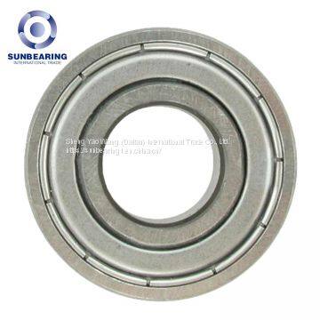 SUNBEARING Deep Groove Ball Bearing 6001 RS & ZZ Silver 12*28*8mm Carbon Steel