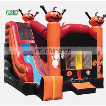 Children's Home Commercial Grade Halloween Bouncy Castle With Slide En71 Clearance