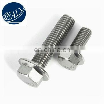 factory supplier hot-dip galvanized 12.9 hex flange bolt