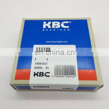 KBC Brand original 6309ZZ 6310ZZ Deep groove ball bearing