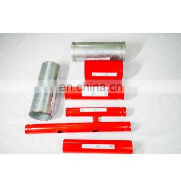 A53 2'' Red Power Coated Grooved Fire Fighting Steel Pipe photo-4