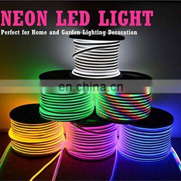 110V RGB 2835 LED Flexible Neon Rope Strip Light for Outdoor Decoration Waterproof