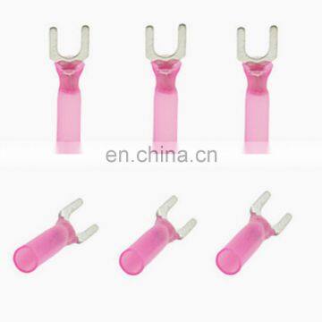 Hampool Full Size HDPE Copper Easy Entry Fork Insulated U Shaped Motor Shrink Wire Terminals photo-3