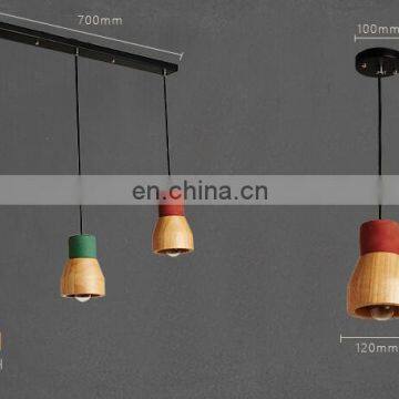 Minimalism Simple Wooden Chandelier Pendant Lamp for Restaurant Project photo-5