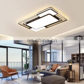 Modern living room ceiling lamps chandelier decoration square acrylic led ceiling lights