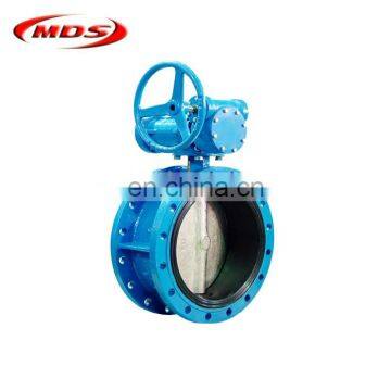 high pressure 2 inch ductile iron di double flanged butterfly valve