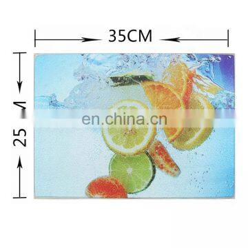 Decorative Colorful Tempered Glass Cutting Sublimation Boards