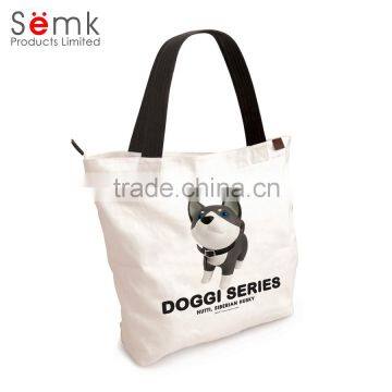 New Design Women Use Beautiful Cotton Canvas Tote Bag photo-3