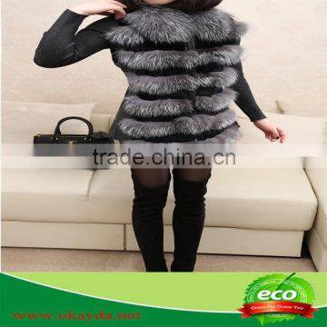 2013 Warm Silver-gray Natural Fur Coat