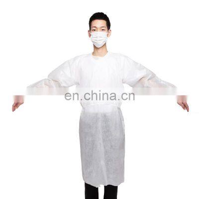 Level 1 level 2 Disposable Blue Non-woven PP+PE/TPU Waterproof Anti-dust PPE Isolation Gowns