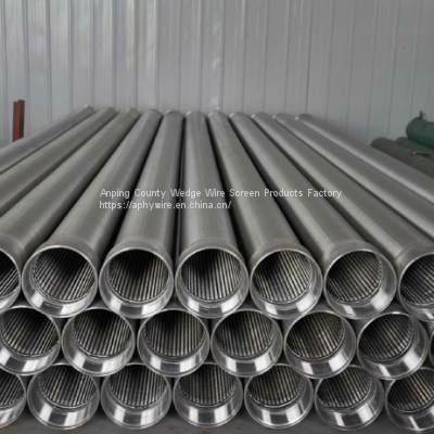 No Magnetic Stainless Steel Wedge Wire Johnson Water or Sand control  Well Screen Pipe