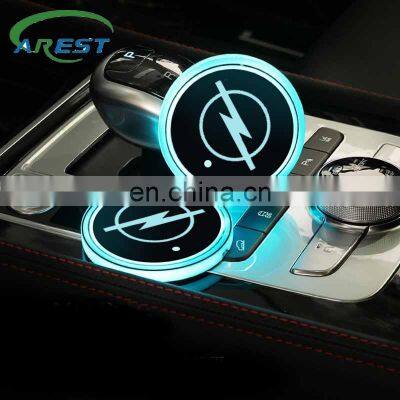 Led water coaster water glass atmosphere light Sticker for opel astra j corsa d astra astra k vectra bvectra b insig accessories