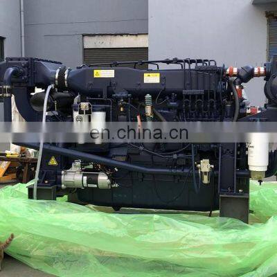 Marca nueva motor de barco y motor diesel marino de 6 cilindros Weichai de refrigeración por agua WD10C190-15 WD10C240-15 176KW 240HP photo-4