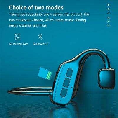 G2 Bone Conduction Bluetooth Headset Stereo Hanging Ear Wireless Sports Earphone For Iphone Samsung Xiaomi Huawei