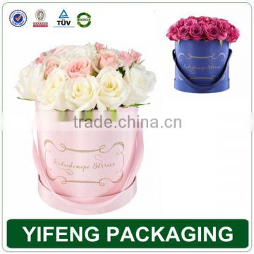 Alibaba Supplier Round Cardboard Luxury Flower Boxes