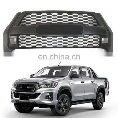 Pick Up Car Auto Parts LED light Front Bumper Grille For HILUX ROCCO GRILLE 2021