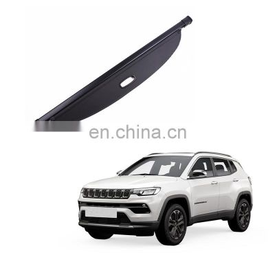 Retractable Trunk Security Shade Custom Fit Trunk Cargo Cover For Jeep COMPASS 2017 2018 2019 2020 2021