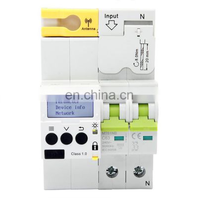 Matismart AC Circuit Breakers Wifi Remote Control Leakage Protection Metering Smart MT61-GP Mcb circuit breaker