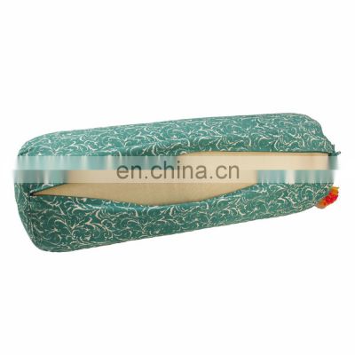 Factory Price rate best printed organic yoga bolster Indian manufacturer