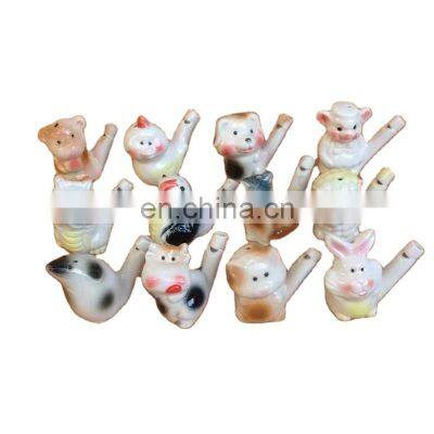 Especially Good Looking Ceramic Music White Porcelain Waterfowl Whistle Interesting Ceramic Toys Waterfowl Crafts