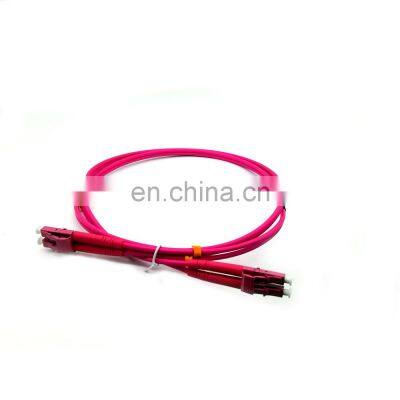 ftth lc-lc OM4 dx 3meter MM50  2mm duplex DX fiber optic patchcord/jumper/assembly