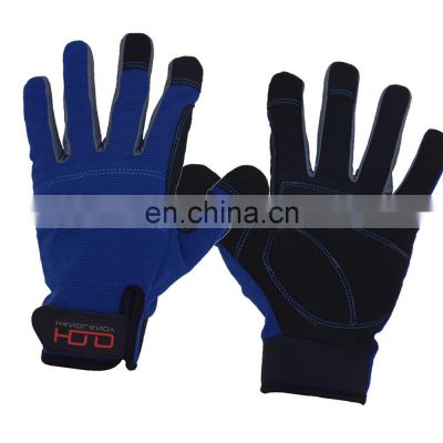 HANDLANDY  Safety Glove breathable touch screen work gloves flexible spandex back gloves