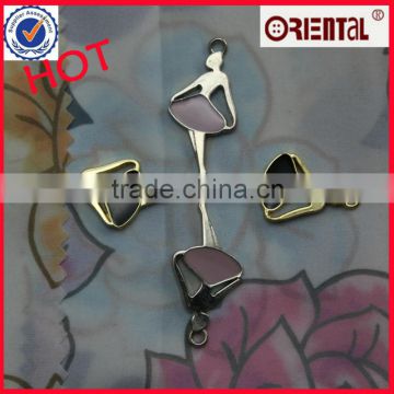 the dacing girl metal with enamel puller