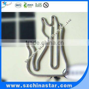 Beautiful shapes paper clips custom shape bookmark