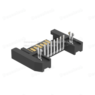 Denentech SATA 7P Male Right Angle Dip Connector photo-2