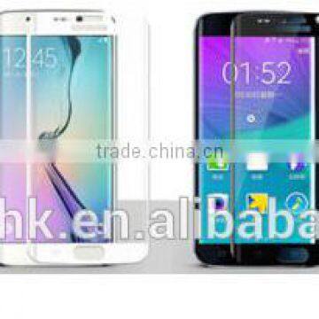Front Full Coverage Curved Protective Film Tempered Glass Screen Protector For Samsung Galaxy S6 Edge S6 Edge Plus photo-3