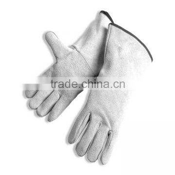 14 inch leather safety welding gloves with high quality