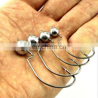 H-Q Mustad  saltwater Jig Fishing  single lead Head stainless steel  hook