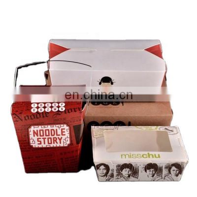 Disposable hot sale paper lunch packaging food containers