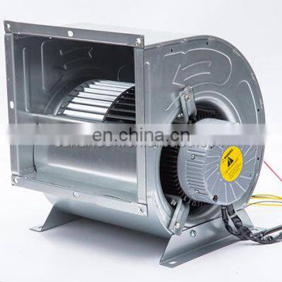 24V DC Double Fan Centrifugal Blower Galvanized Steel Housing Without Motor photo-3