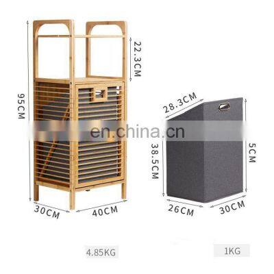 Best Supplies Latest Washing Eco Friendly Easy Empty Big Cloth Wooden Laundry Basket photo-4