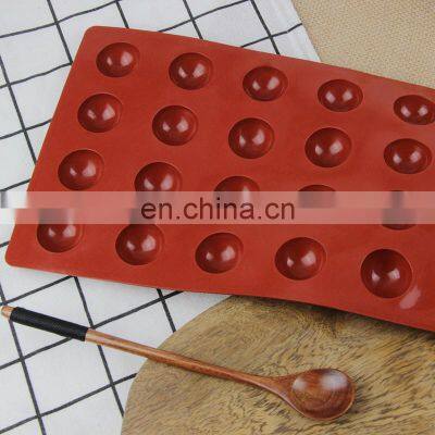 Heat Resistance Durable Silicone Mold For Chocolate Desserts Half Circle Cake Baking Mold Silicone Baking Mould Hemisphere photo-5