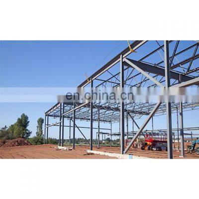 industrial building project light weight h beam fabrication prefab light steel structure workshop