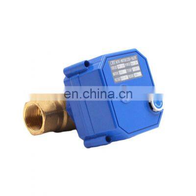 Brass  SS304 SS316  DN15 DN20 DN25 2W ball Motorized valve  15N  NPT  motorized valve