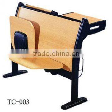 cheapest school furniture classroom college desk and chair TC-003-V for student