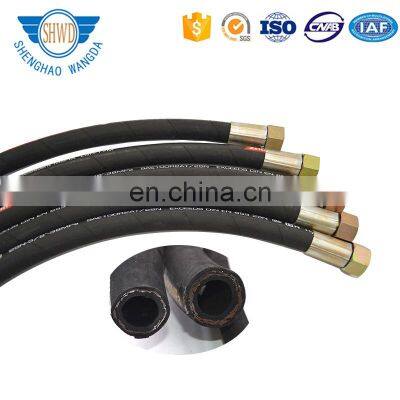 Steel Wire and Fiber Braided Reinforcement Hydraulic Hose Pipe For Oil/ Water/ Air photo-4
